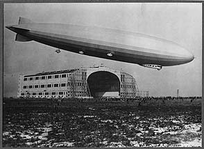 LZ-126 landing at Lakehurst, New Jersay on October 15, 1924.